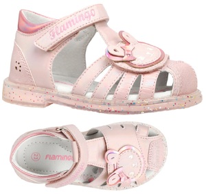    Туфли летн Flamingo 241с-з6-4399 роз - картинка 1