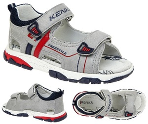   Туфли летн Kenka 24220 grey - картинка 1
