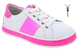    Полуботинки KENKA 9734 white/fuxia ( 5,0) - картинка 1