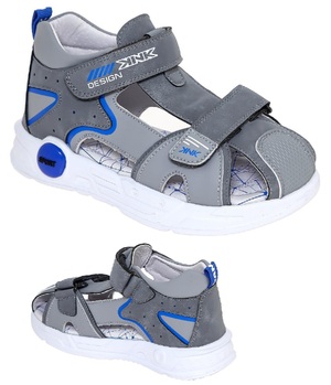    Туфли летн Kenka 24-132 grey - картинка 1