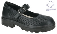 Туфли перф BADEN 020-220 черн Н.К.
