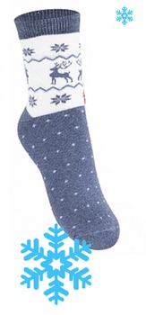    Носки плюш RuSocks 33489 сер М - картинка 1