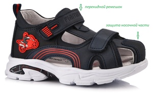    Туфли летн Flamingo 231с-з6-3696 син - картинка 1