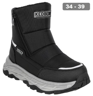    Ботинки зима Kedberry 2026-46-2 black - картинка 1