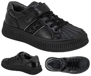    Полуботинки Kenka 63010-1 black - картинка 1