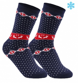    Носки плюш RuSocks 33489 син М - картинка 1