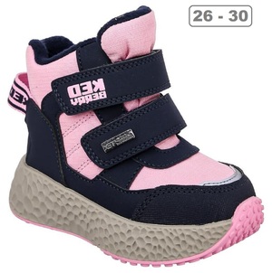    Ботинки зима Kedberry 6548 navy/pink - картинка 1
