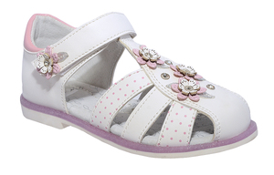   Туфли летн Kenka 9039 white-pink ( 2,5) - картинка 1